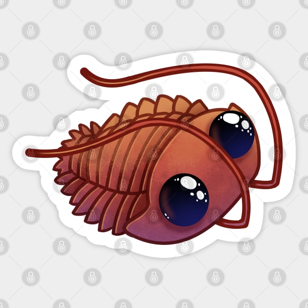 Trilobite Tyke Sticker by Wagglezags